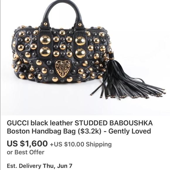 Gucci “Baboushka” Studded Boston bag - Picture 8 of 8